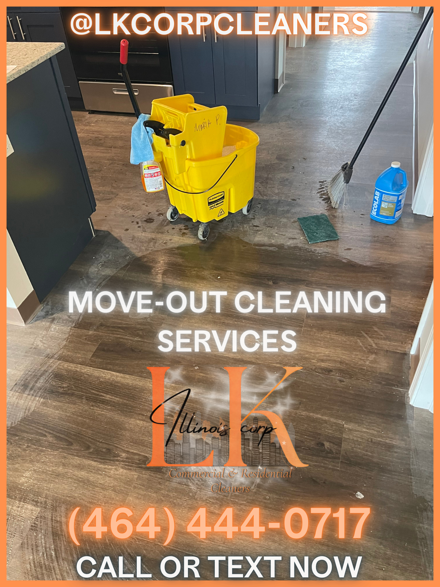 Hinsdale, IL – A fond farewell made easy: LK Corp Cleaners gave this empty home a detailed move-out clean, helping to welcome its new owners with open arms and clean floors.